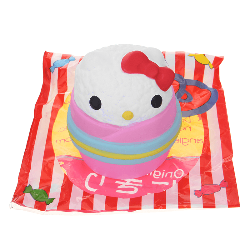 Angie Squishy Onigiri Sushi Jumbo 12 cm, duftend, langsam aufsteigend, Originalverpackung, Sammlung, Geschenk, Dekoration, Spielzeug