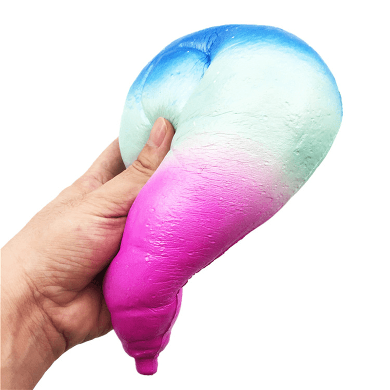 Squishy Drumstick Chicken Bread Galaxy Color Jumbo 19Cm Slow Rising Collection Gift Decor Toy