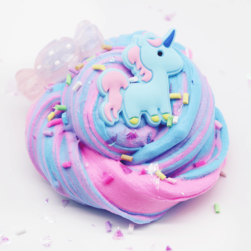 Unicorn Cotton Mud Slime Multi-Color Candy Clay Plasticine Foam DIY Toy