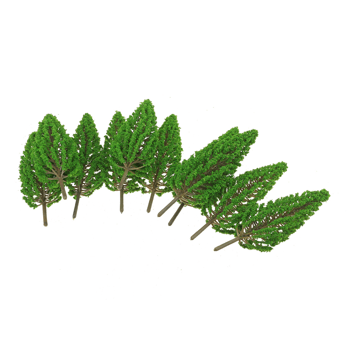 10Pcs Mini Artificial Trees Pine 3.5Cm/6.5Cm/9.5Cm/13Cm Home Office Party Decorations