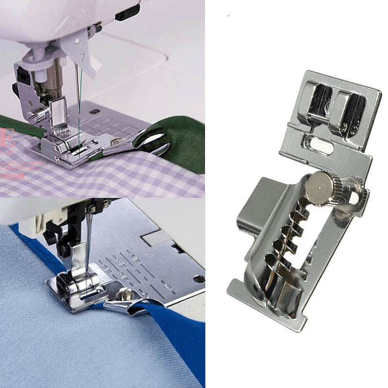 Household Sewing Machine Bias Tape Binder Metal Presser Foot Accessories for Brother Singer Janome