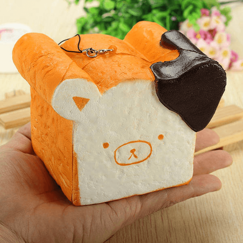 Squishy Toy 8 Seconds Slow Rising Super Soft Cute Fragrance Reality Touch Bear Toast Bread Decor