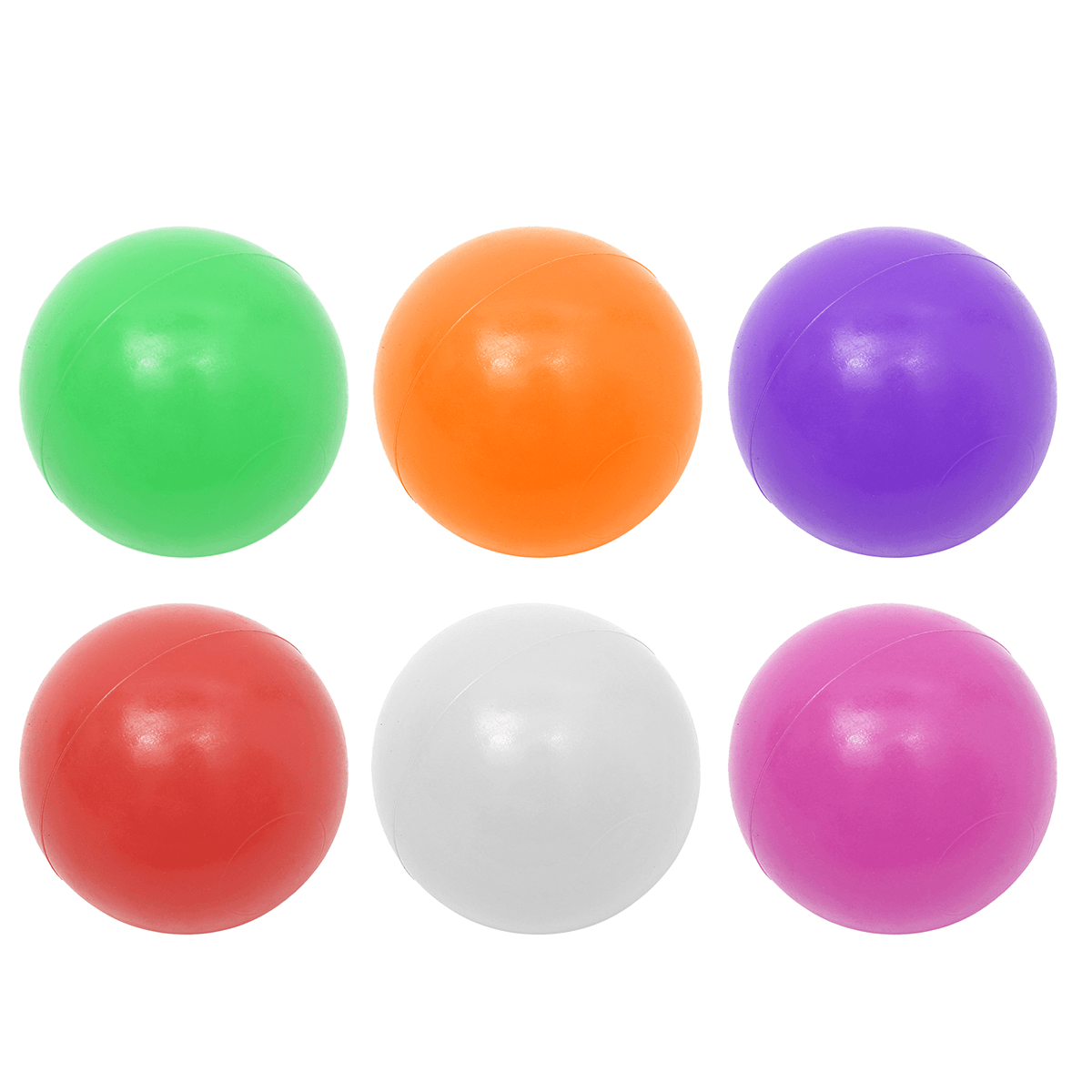 50 Uds Ocean Ball Toy 5,5 Cm plástico suave Pit Ball Pool Ball juguetes de desarrollo