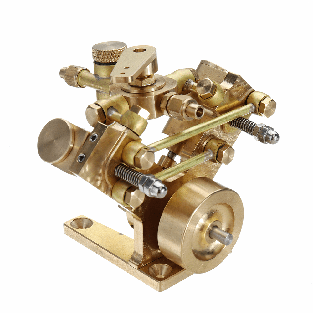 Microcosm Micro Scale M2B Twin Cylinder Marine Steam Engine Model Stirling Engine Gift Collection