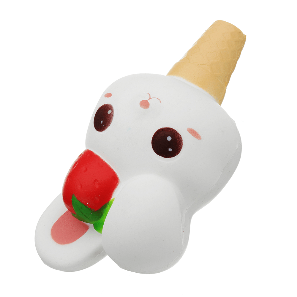 Gigglebread Rabbit Ice Cream Squishy 13.5*6.5*6CM Slow Rising with Packaging Collection Gift