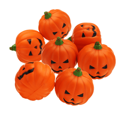 Wholesale 20PCS 7CM Halloween Squishy Simulation Random Super Slow Rising Smile Pumpkin Squishy Fun Toys Decoration