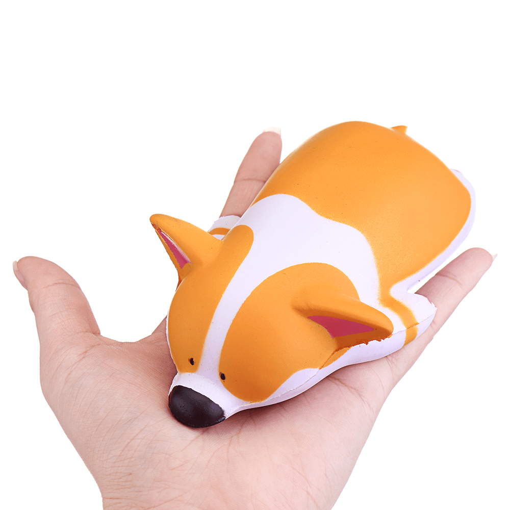 Corgi Squishy Kawaii Animal Jumbo Soft Toy Geschenkkollektion mit Paket