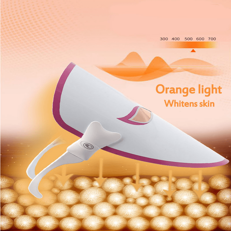 3 Colors Electric Led Facial Mask Face Mask Machine Light Therapy Acne Mask Neck Beauty Machine Led Mask Led Photon Therapy