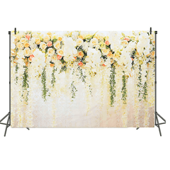 210X150Cm Floral Wedding Backdrop Rose Wall Background Bridal Wedding Decorations