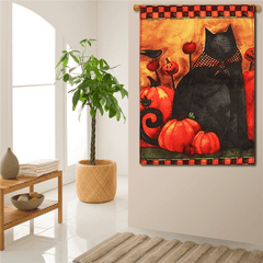 Halloween Party Home Dekoration Schwarze Katze Kürbis Flagge Spielzeug für Kinder Kinder Geschenk