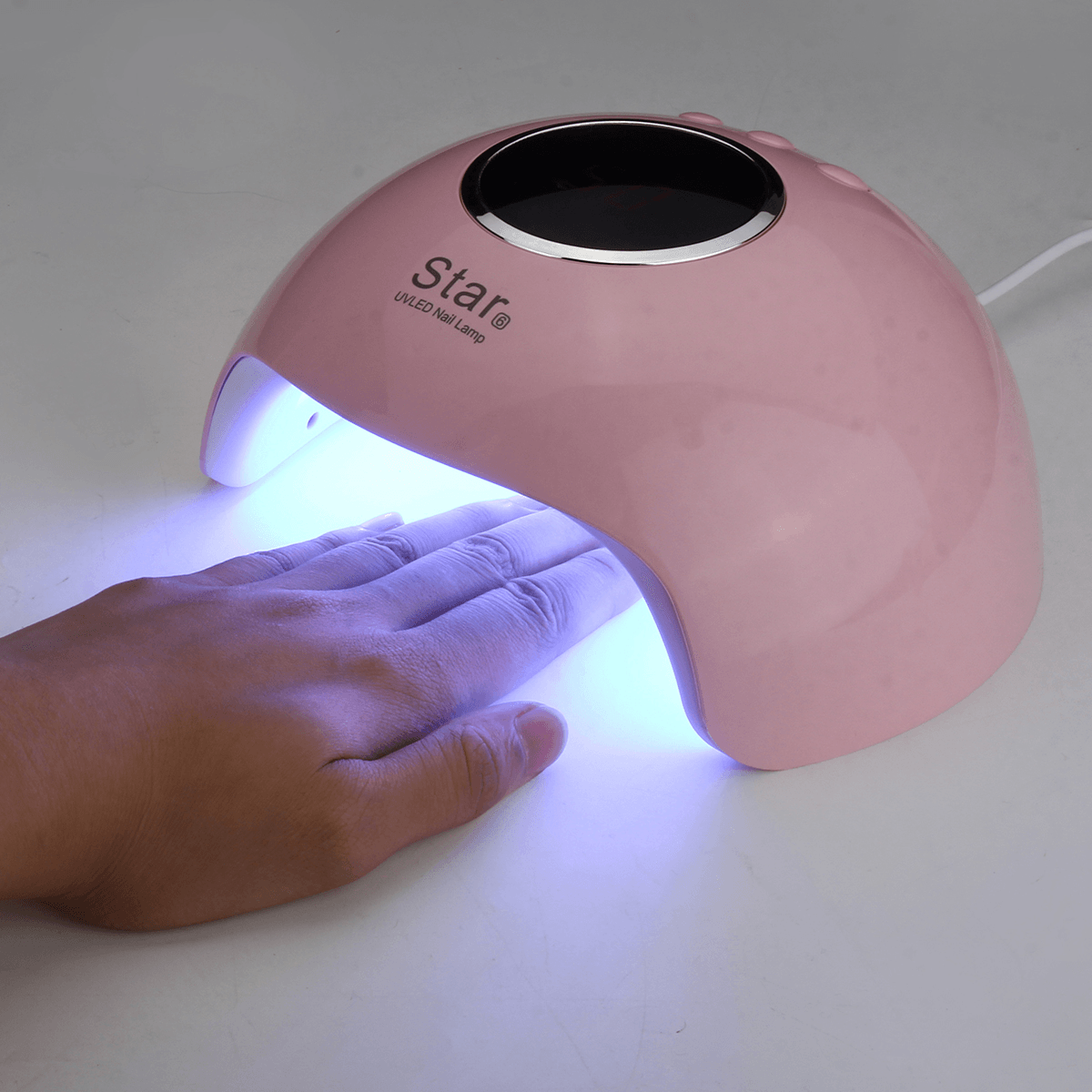 Star6 12Leds USB Lamp for Manicure UV Nail Lamp Nail Dryer for Nail LED UV Lamp 24W LCD Display Drying All Gels Nail Art Tools