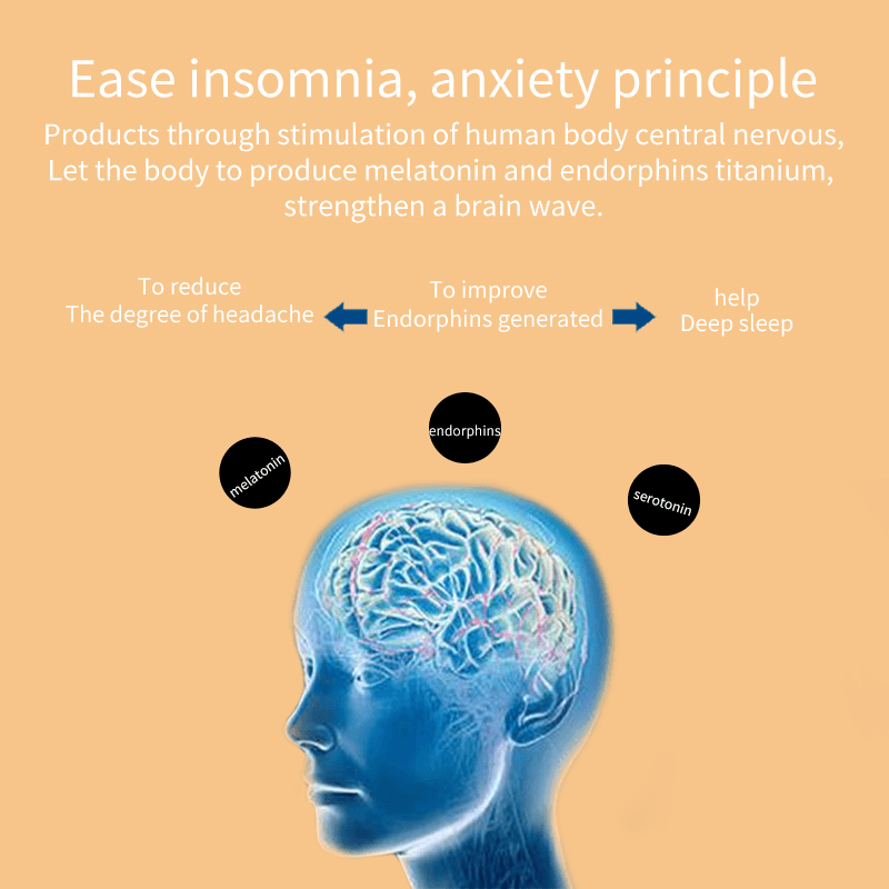 Pulse Stimulation Hypnosis Sleep Aids Insomnia Device CES Machine Relieve Mental Eliminate Anxiety Child or Adult Relax