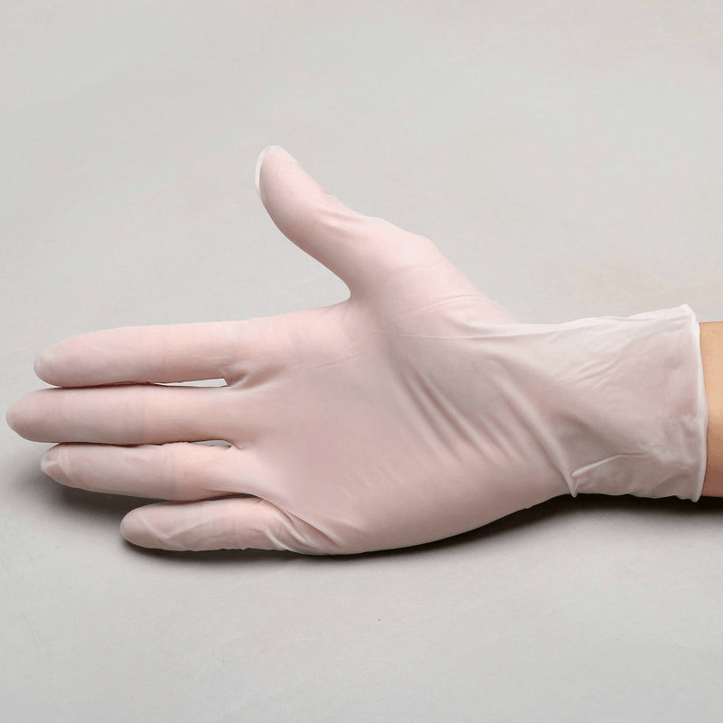 100 Stück Einweg-Nitril-Schutzhandschuhe, puderfreier Latex-Anti-Tröpfchen-Handschuh