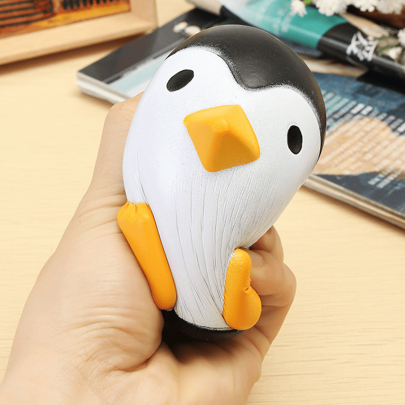 Squishy-Pinguin, 10 cm, langsam aufsteigendes, weiches, niedliches Kawaii-Tiere-Sammlungs-Geschenk-Dekor-Spielzeug