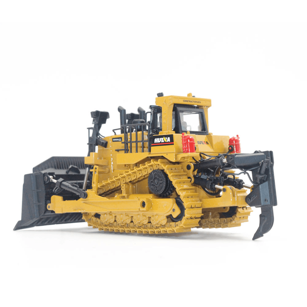 HUINA 1700 1:50 Static Alloy Bulldozer Model Diecast Model Engineering Toys