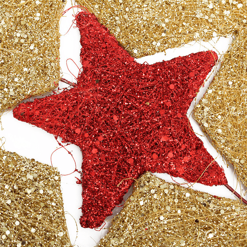 Christmas Ornaments Shiny Star Xmas Tree Ceiling Wall Hanging Decoration