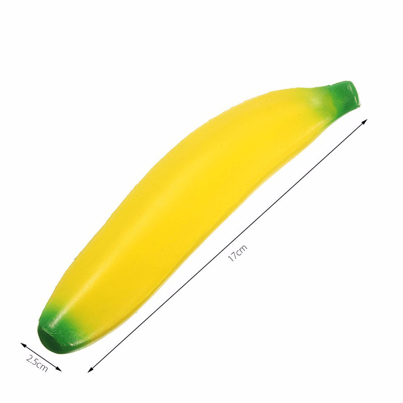 Areedy 17Cm Banana Squishy Super Slow Rising Simulation Fruit Kid Toy Christmas Gift