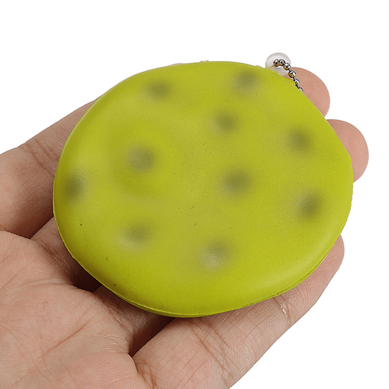 6Cm Squishy Sound Crack Biscuit Cookie Pendant Japanese Style Cracker Kids Gift with Packaging