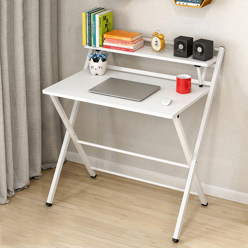 83.5/100Cm Folding Computer Desk Free Installation Home Office Laptop Table Writing Table save Space for Students Study Adult Work