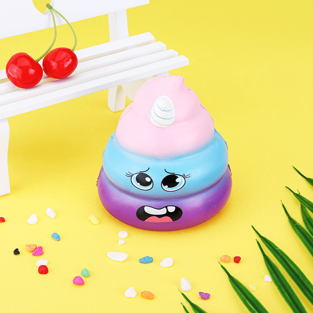 Purami Squishy Sweet Expressions Poo Jumbo 8CM Slow Rising Soft Toys with Packaging Gift Decor