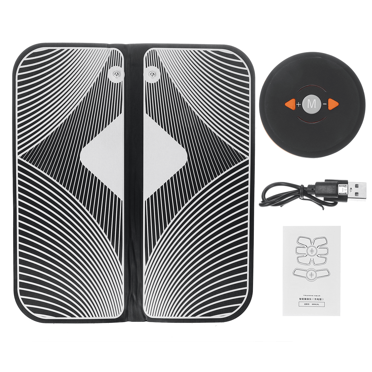 6 Modes Foot Massager Mat Kit 9 Speeds Adjustable Leg Massage Pad