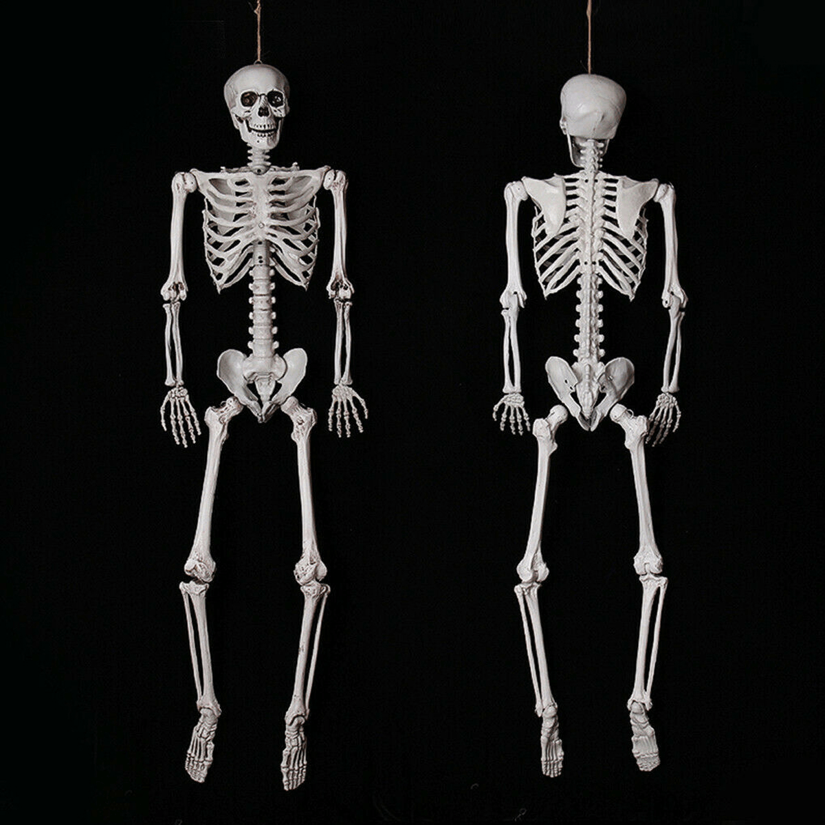 90Cm Human Skeleton Scary Bones Poseable Hanging Halloween Prop Party Decorations