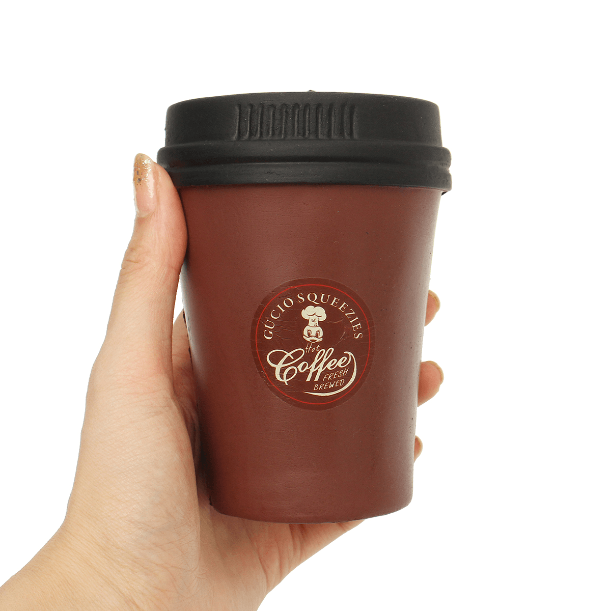 Cute Squishy Slow Rising Jumb Brown Coffee Cup Kid Addult Toys Home Decoration