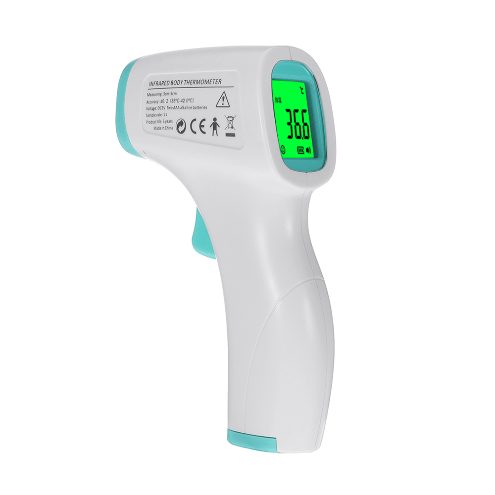 CE/FDA Certificated Portable Forehead Electronic IR Infrared Thermometer Non-Contact LCD Digital Temperature Fever Measurement Tester for Baby Adult Child Digital Thermometer