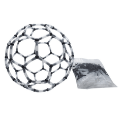 Buck Fullerene C60 Molekülmodell, Glühbirne, Röhre, Kristallmodell, wissenschaftliches Experiment, Lehrmittel, Spielzeug