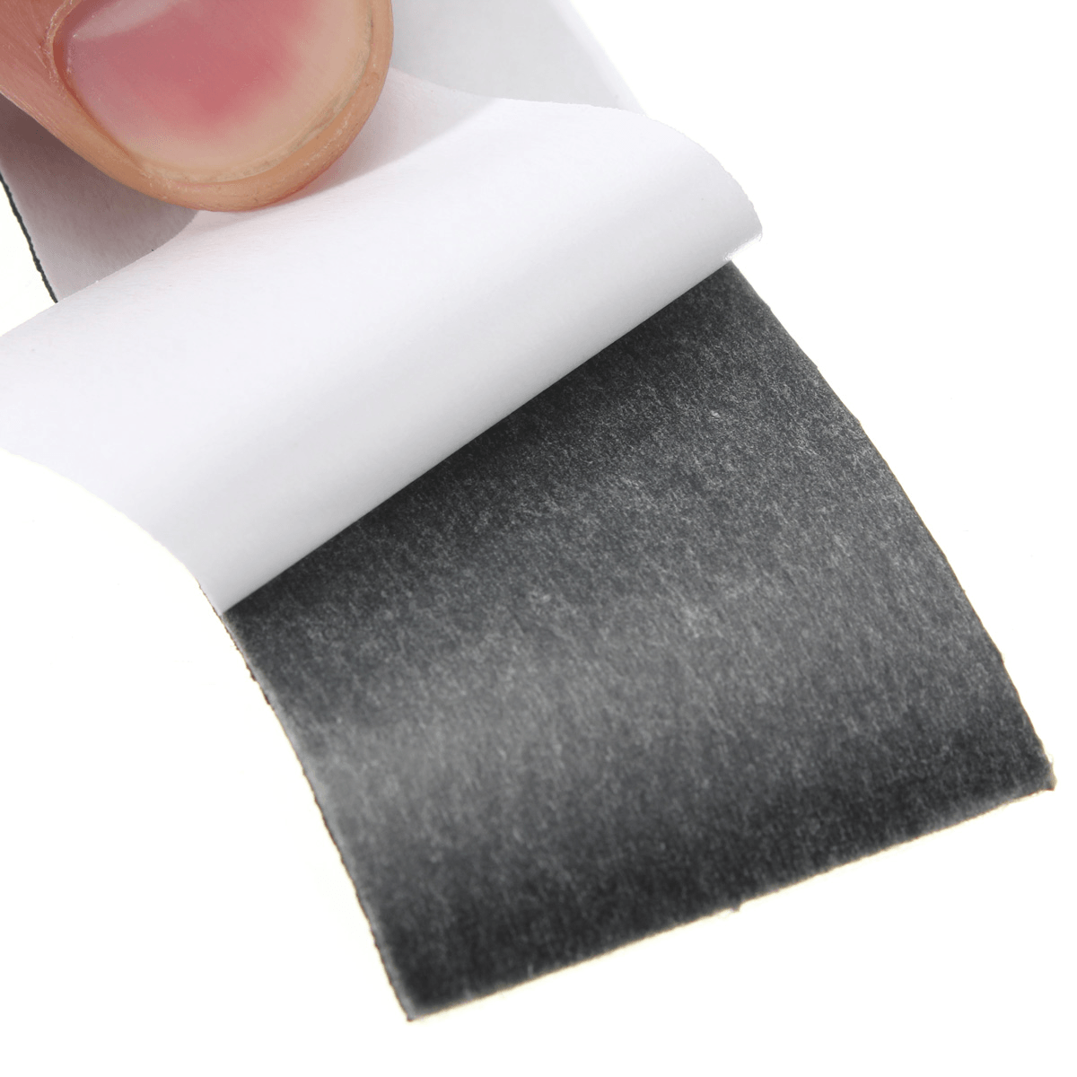 12Pcs 110Mm X 35Mm Black Wooden Fingerboard Skateboard Foam Grip Tape Stickers