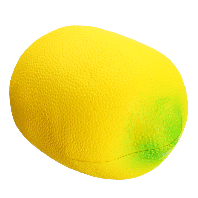 Squishy Yellow Lemon 12Cm Big Soft Slow Rising Fruit Collection Gift Decor Toy