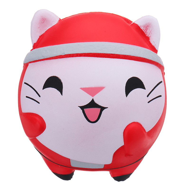 Chameleon Christmas Cat Doll Squishy 12X10X10Cm Slow Rising with Packaging Collection Gift Soft Toy