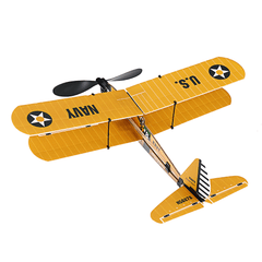 STEM ZT Modell 18 Zoll STEARMAN Gummiband angetriebenes Flugzeugmodell Flugzeugspielzeug