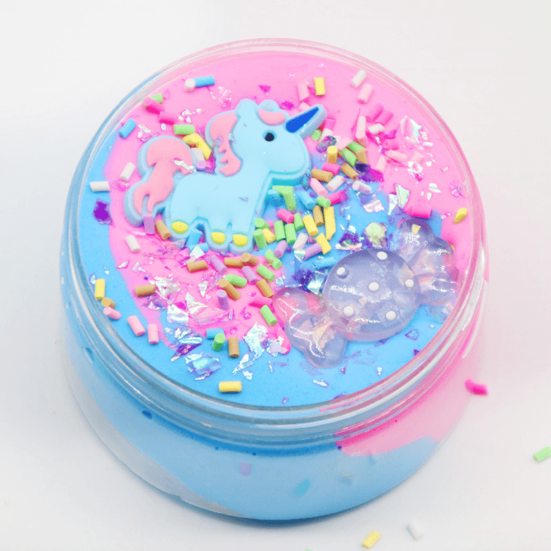 Unicorn Cotton Mud Slime Multi-Color Candy Clay Plasticine Foam DIY Toy