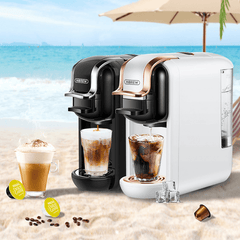 Hibrew Coffee Machine Hot/Cold Brew 4In1 Multiple Capsule 19Bar Dolcegusto-Milk&Nexpresso Capsule ESE Pod Ground Coffee Pod H2A