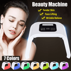 7 Color LED Light Therapy Skin Rejuvenation PDT Anti-Aging Facial Beauty Machine