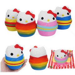 Angie Squishy Onigiri Sushi Jumbo 12 cm, duftend, langsam aufsteigend, Originalverpackung, Sammlung, Geschenk, Dekoration, Spielzeug