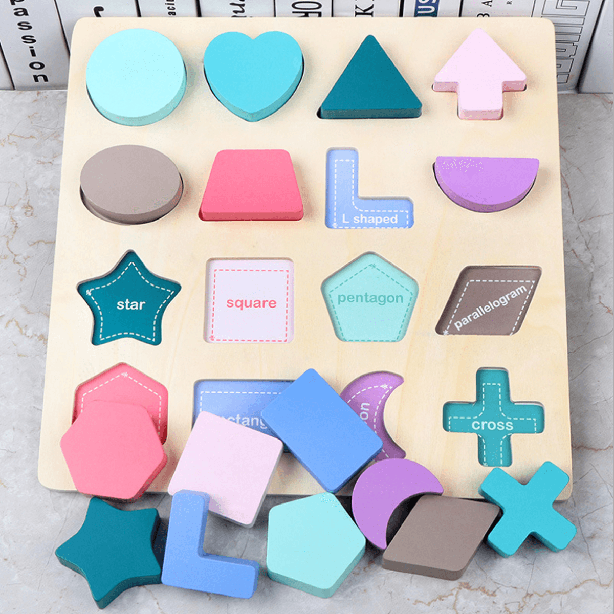 Alphanumeric Board Wooden Jigsaw Volume Wooden Baby Young Children Early Education Educational Toys