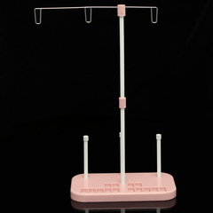 Pink Three Spool Thread Stand Holder Household Sewing Machine Accessories