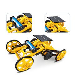 DIY Solar Assembled Electric Building Block Car STEM Science and Education Children'S Educational Electric Model Toy