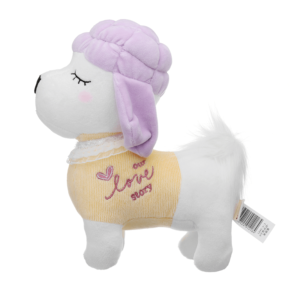 Metoo 24CM Poodle Dog Plush Toy Stuffed Cartoon Animal Doll for Baby Kids Birthday Gift