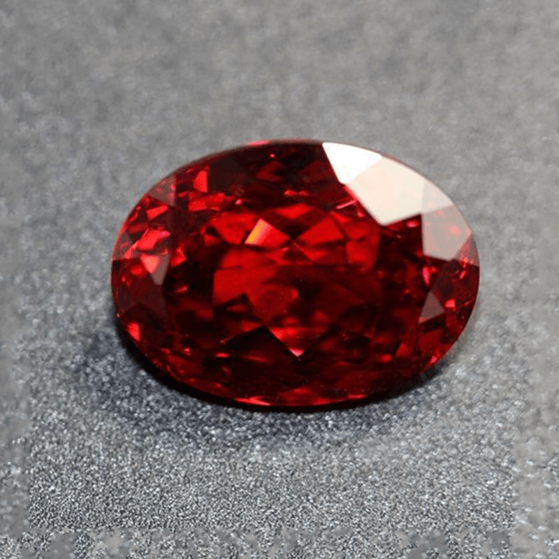 13,89 ct Taubenblutroter Rubin, ungewärmt, 12 x 16 mm, Diamant im Ovalschliff, VVS, lose Edelsteindekorationen