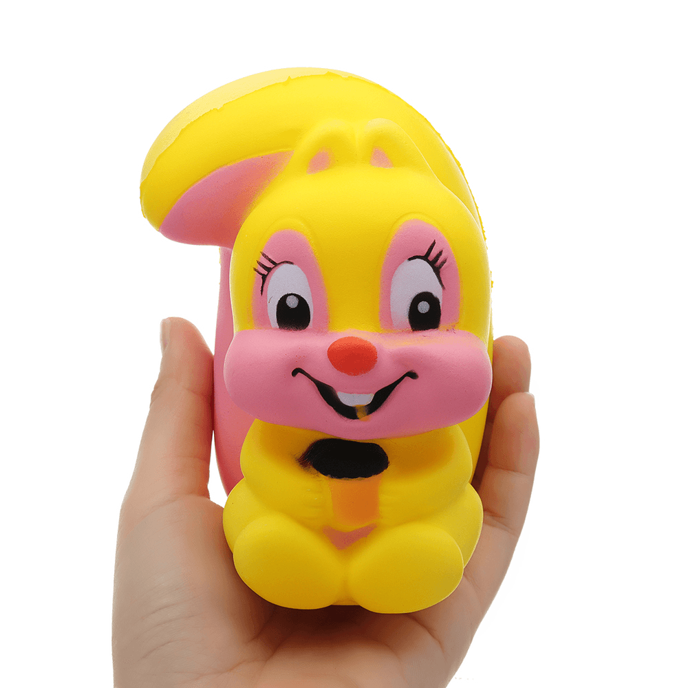 Squishy Eichhörnchen Kawaii Tier langsam steigendes Spielzeug 12 cm Cartoon Puppe Geschenkkollektion