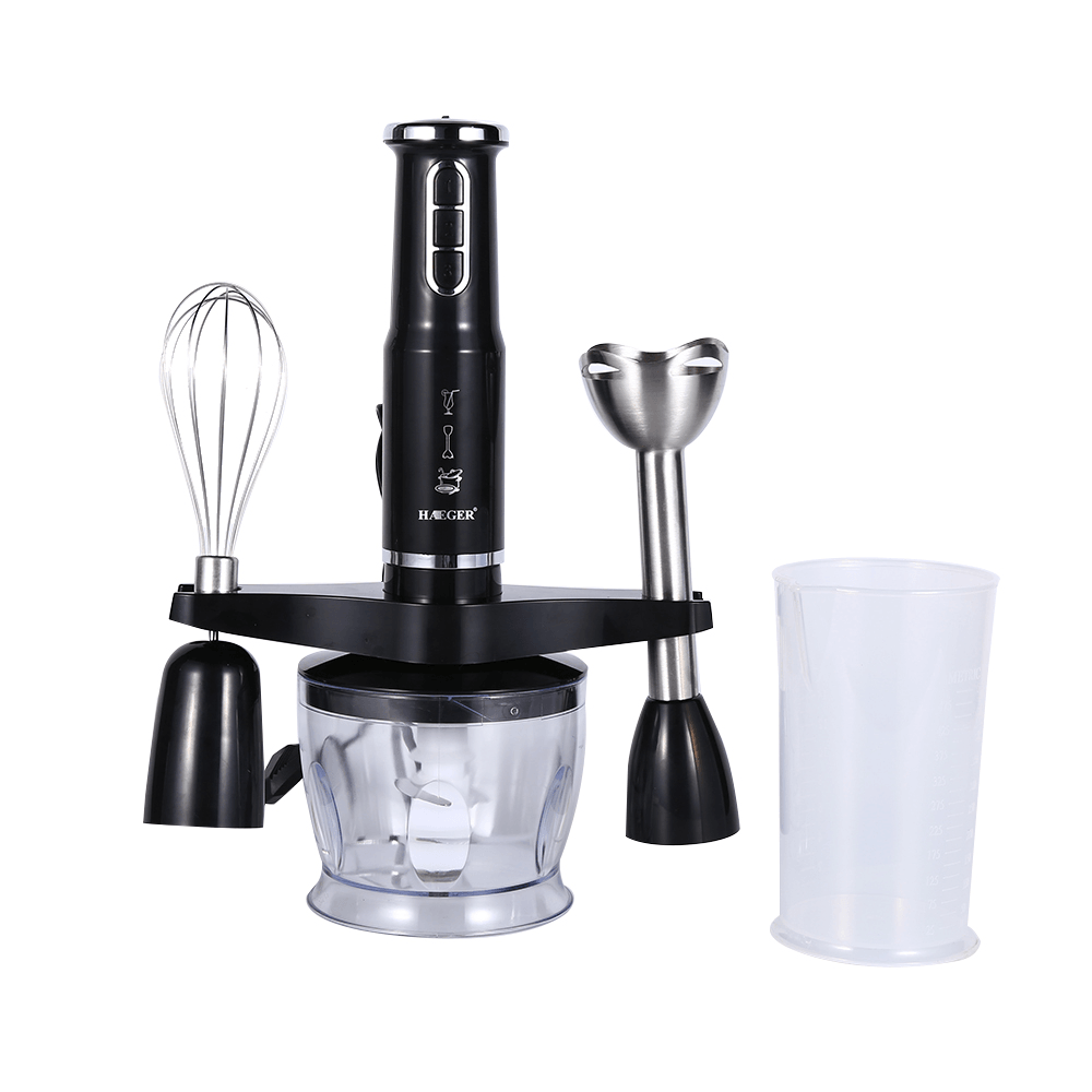 600W Electric Multifunctional Handheld 3 In1 Blender Chopper Cup Fruit Vegetable Hand Mixer for Food Processor