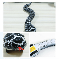 Creative Simulation Electronic Remote Control Realistic RC Snake Toy Prank Gift Model Halloween