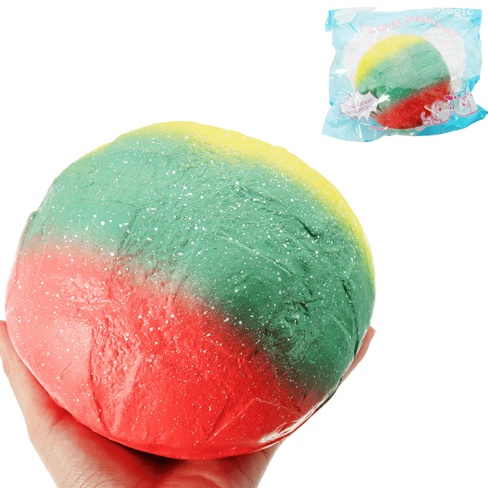 Cooland Squishy Ananasbrot, 15 x 8,5 cm, langsam aufgehend, mit Verpackung, Sammlung, Geschenk-Stofftier