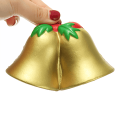 Chamäleon Squishy Christmas Jingle Bell Langsam steigendes Spielzeug mit Verpackung Kinder Weihnachtsgeschenk Dekor