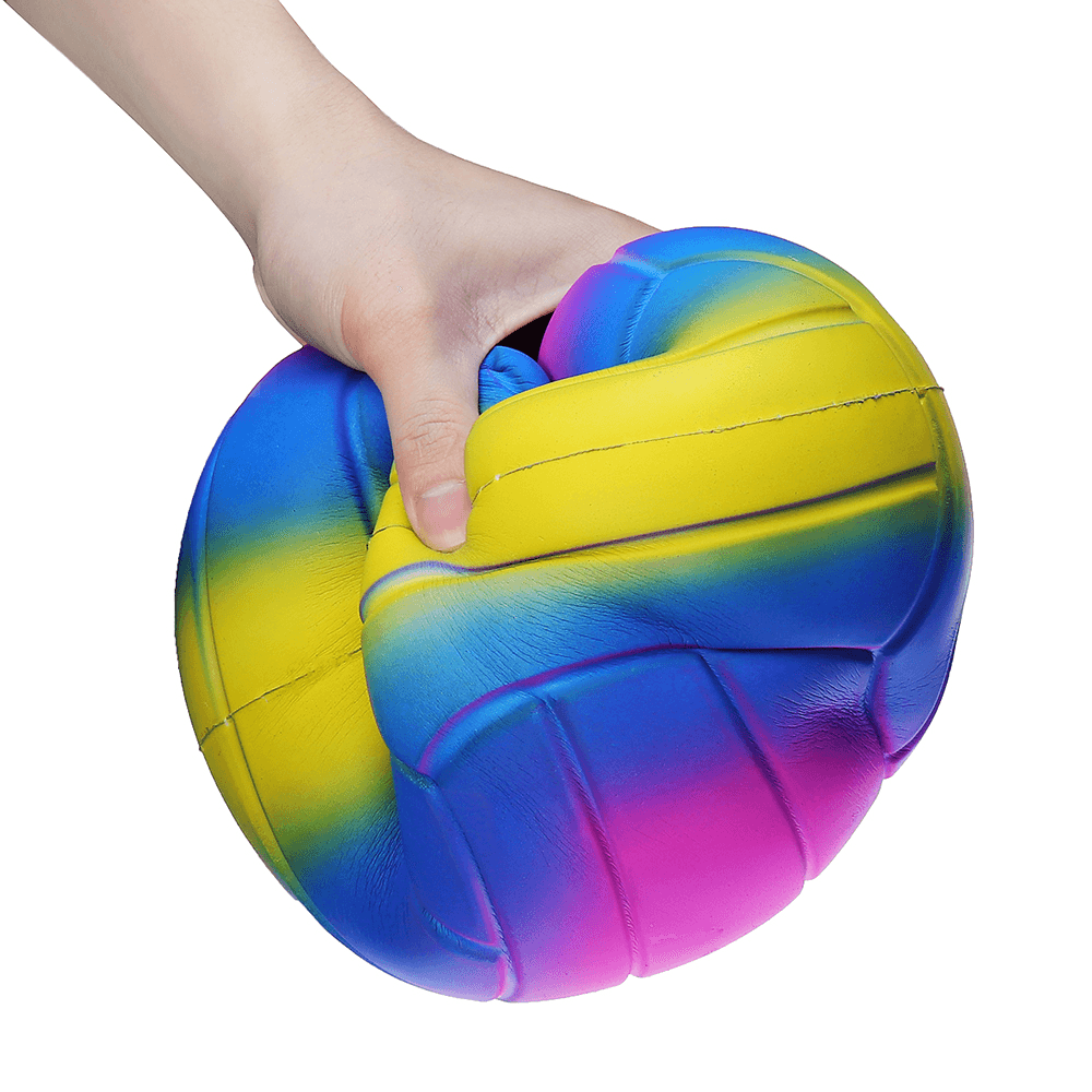 Cooland Huge Galaxy Volleyball Squishy 8In 20CM Juguete gigante de crecimiento lento Colección de regalos de dibujos animados