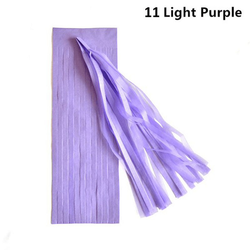 14 Inch Tissue Paper Tassel Garland Birthdays Party Decorations Event Gift Pack Balloon Accessoriess