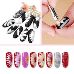 Nail Petals Pen Nail Art Carved Pen Manicure Tools Painted Brush Nail Art Tool